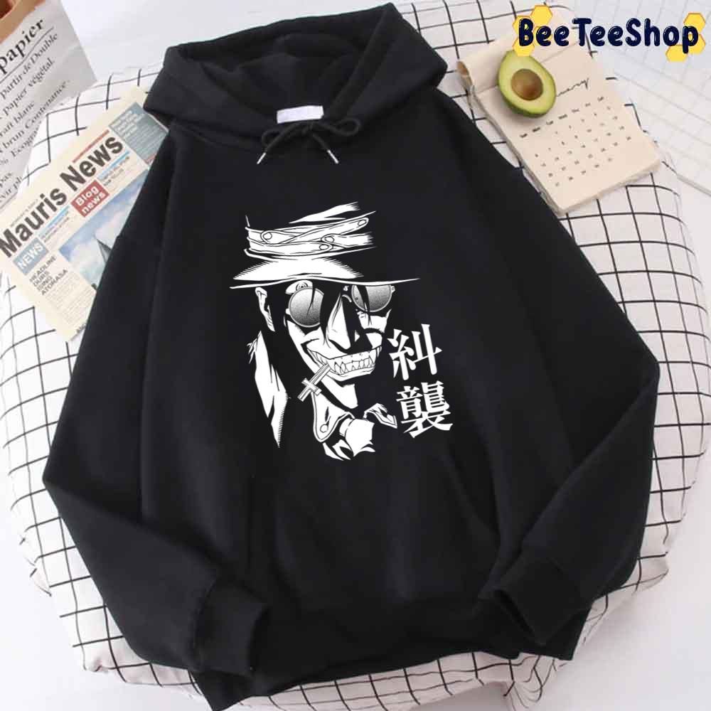 White Art Vampire Warrior Hellsing Unisex T-Shirt White Art Vampire Warrior Hellsing Unisex T-Shirt