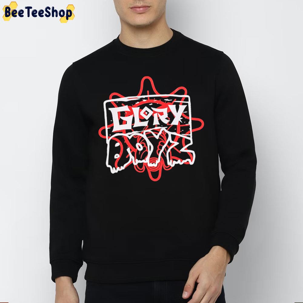 White Red Art Glo Gang X Glory Boyz Unisex T-Shirt White Red Art Glo Gang X Glory Boyz Unisex T-Shirt