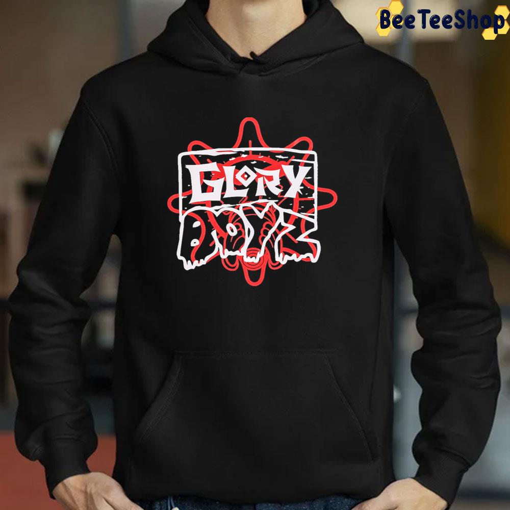 White Red Art Glo Gang X Glory Boyz Unisex T-Shirt White Red Art Glo Gang X Glory Boyz Unisex T-Shirt