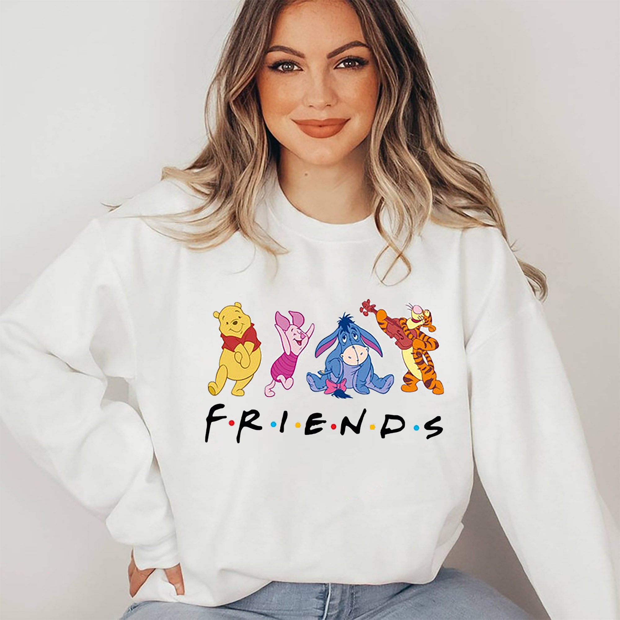 Winnie Pooh Friends Animal Kingdom Unisex Sweatshirt Winnie Pooh Friends Animal Kingdom Unisex Sweatshirt