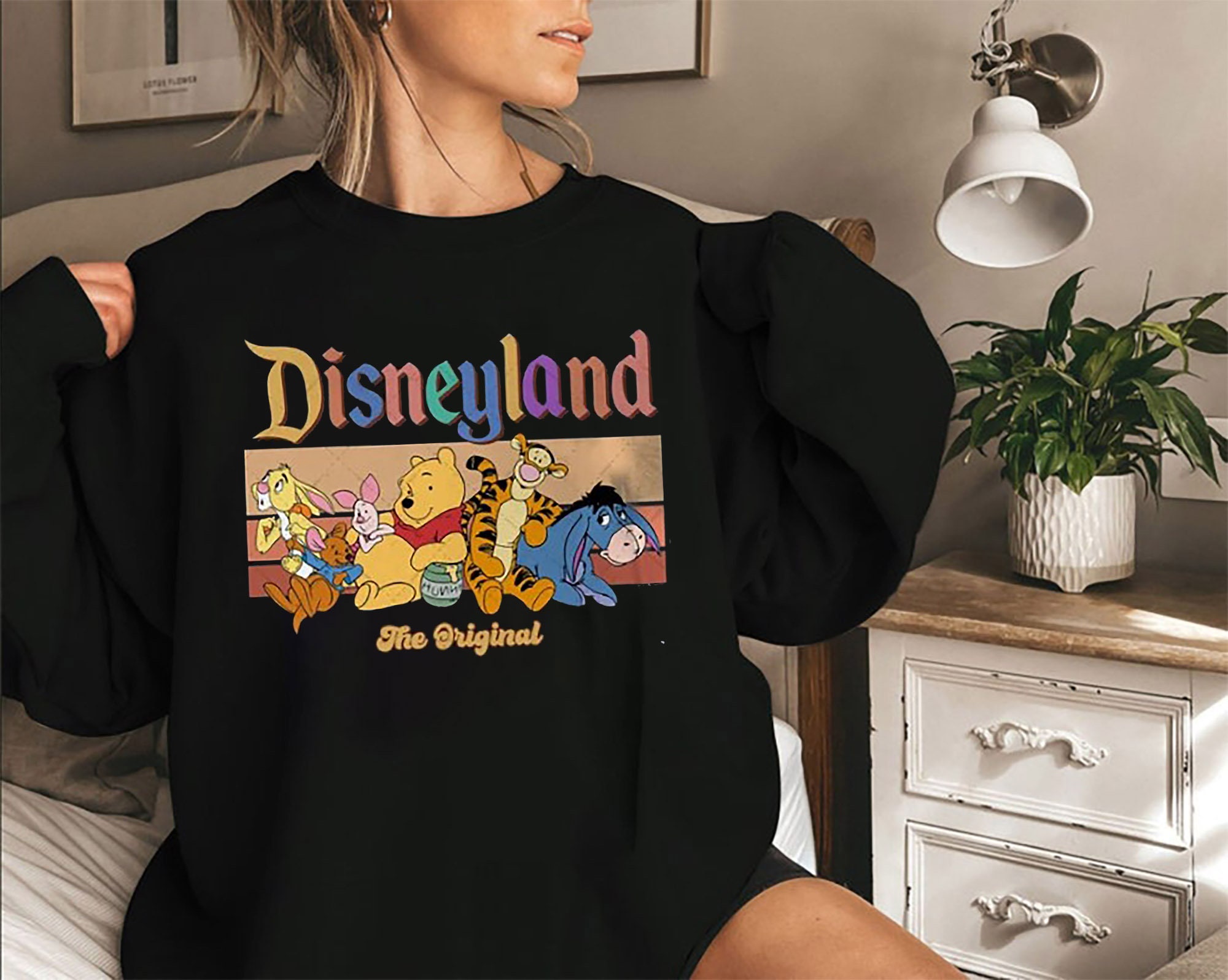 Winnie The Pooh Friends Vintage Disneyland Unisex Sweatshirt Winnie The Pooh Friends Vintage Disneyland Unisex Sweatshirt
