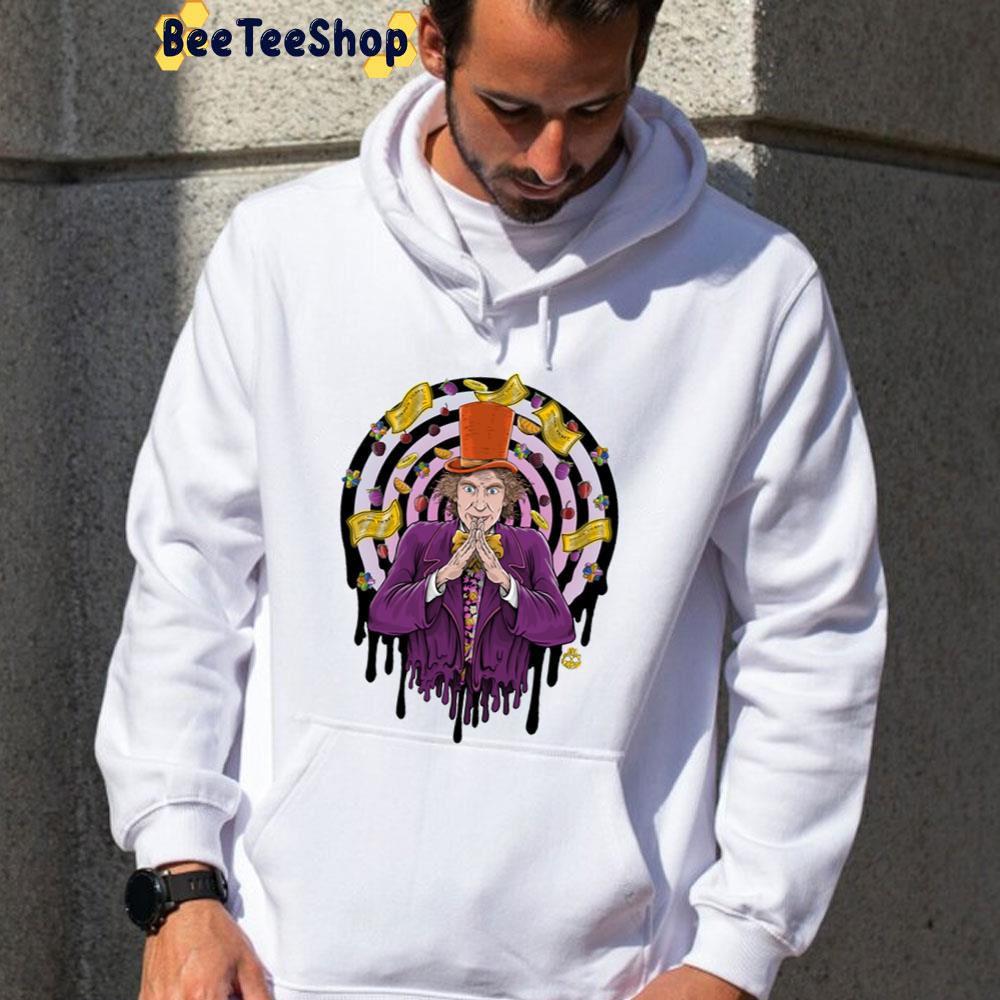 Wonka Willy Wonka Digital Art Unisex T-Shirt Wonka Willy Wonka Digital Art Unisex T-Shirt