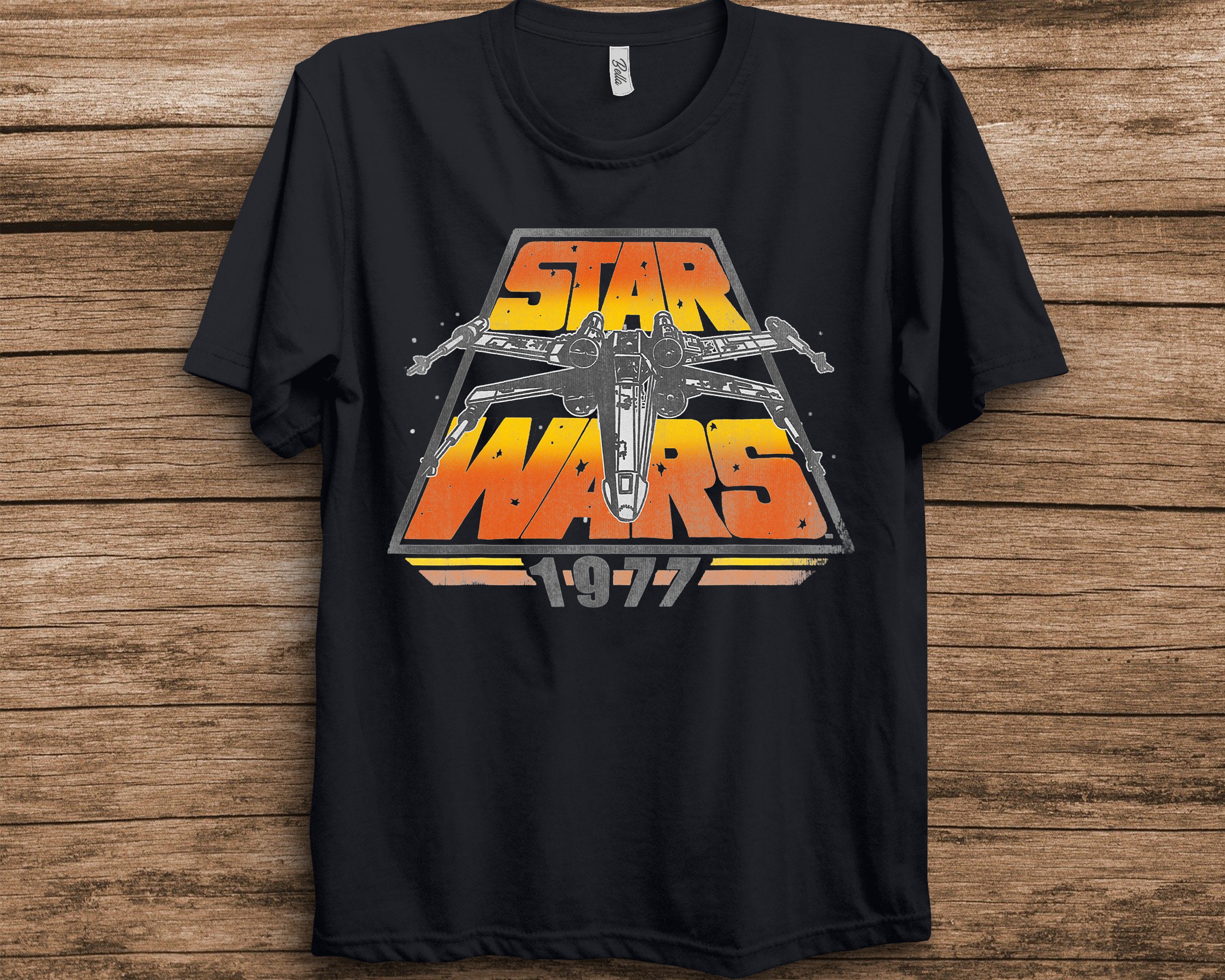 X-Wing 1977 Vintage Retro Graphic Star Wars Unisex T-Shirt X-Wing 1977 Vintage Retro Graphic Star Wars Unisex T-Shirt