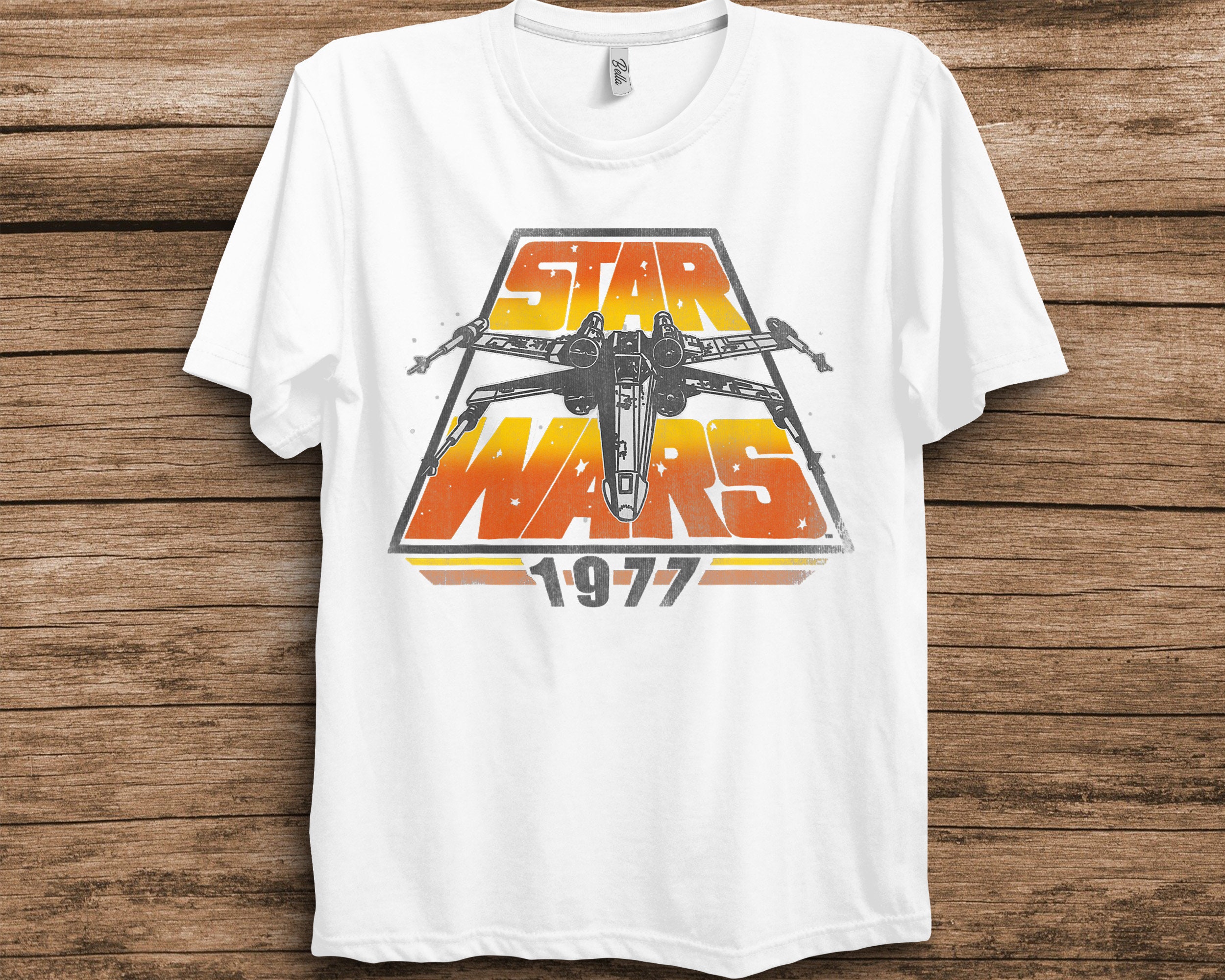 X-Wing 1977 Vintage Retro Graphic Star Wars Unisex T-Shirt X-Wing 1977 Vintage Retro Graphic Star Wars Unisex T-Shirt