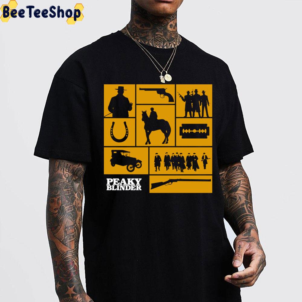 Yellow Art Peaky Blinders Unisex T-Shirt Yellow Art Peaky Blinders Unisex T-Shirt