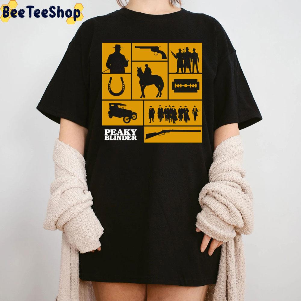 Yellow Art Peaky Blinders Unisex T-Shirt Yellow Art Peaky Blinders Unisex T-Shirt