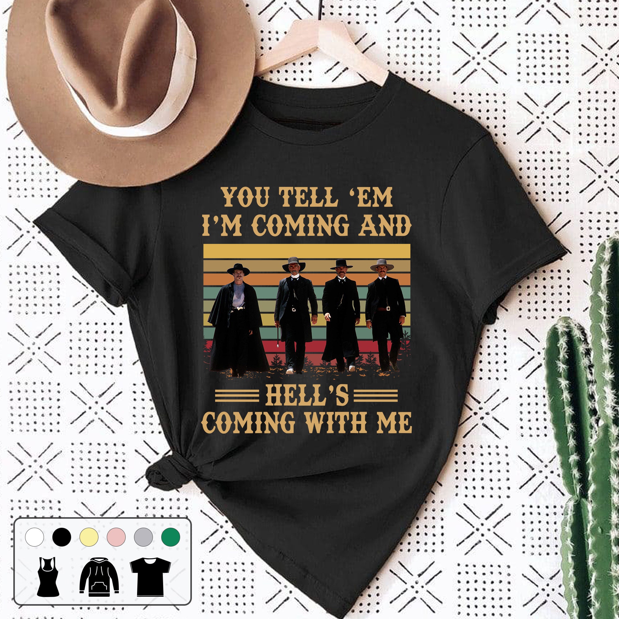 You Tell Them I'm Coming And Hell's Coming With Me Vintage Unisex T-Shirt You Tell Them I'm Coming And Hell's Coming With Me Vintage Unisex T-Shirt