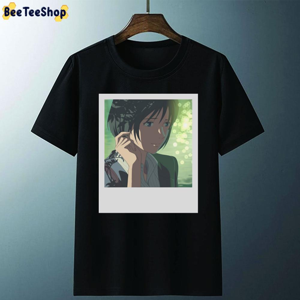 Yukari Yukino Polaroid The Garden Of Words Unisex T-Shirt Yukari Yukino Polaroid The Garden Of Words Unisex T-Shirt