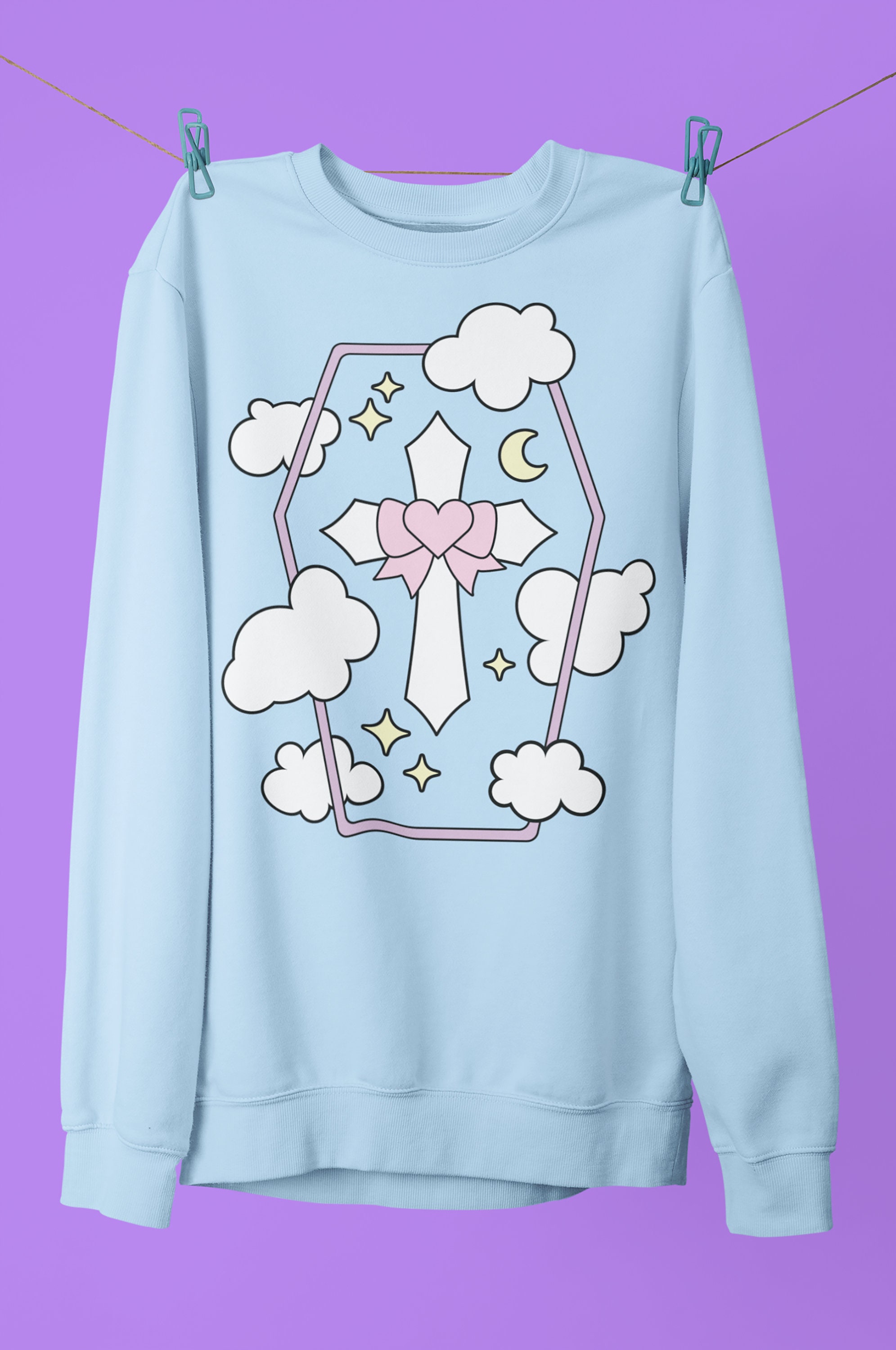 Yume Kawaii Pastel Goth Unisex Sweatshirt