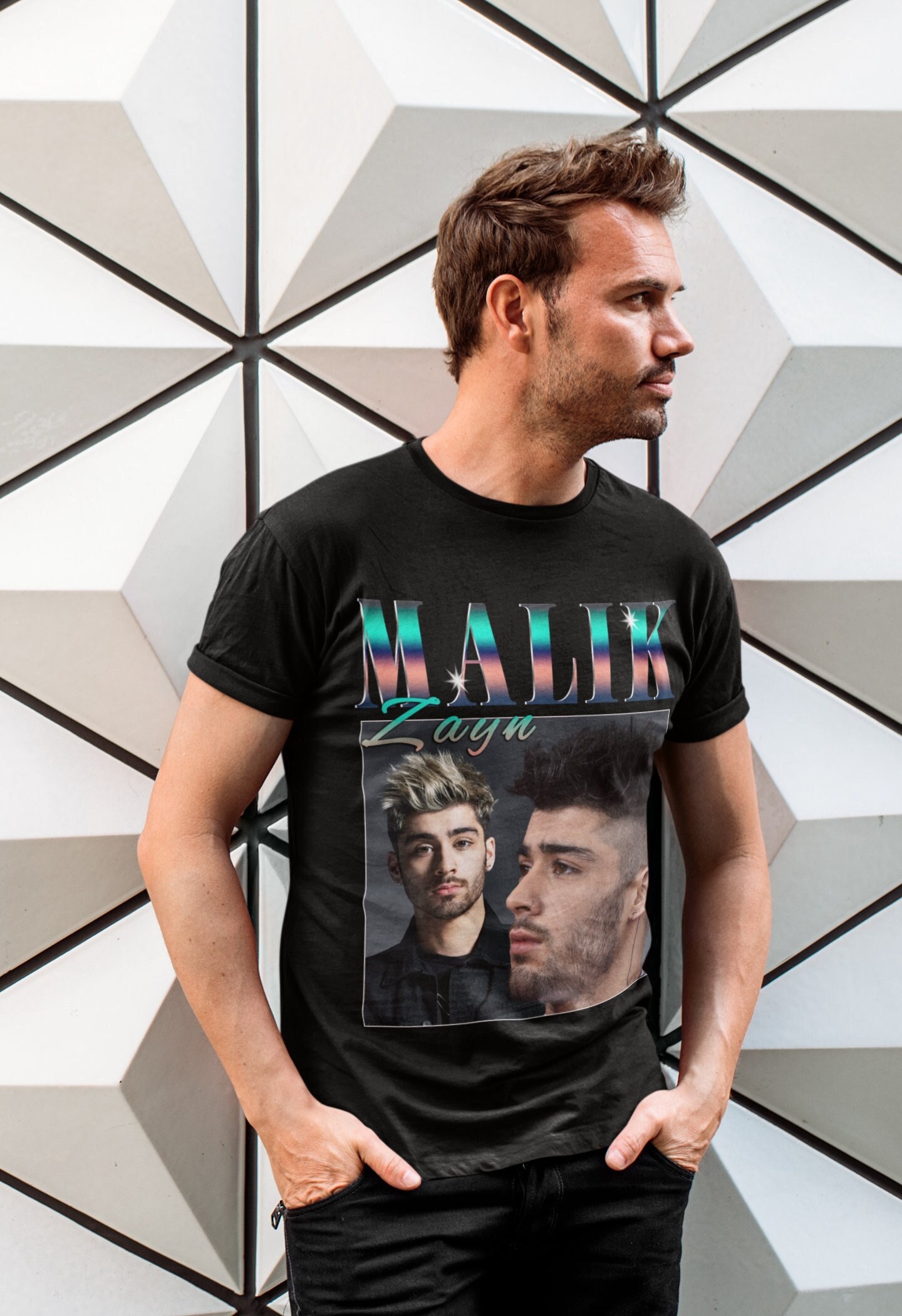 Zayn Malik Rap Hip-Hop Vintage Unisex T-Shirt Zayn Malik Rap Hip-Hop Vintage Unisex T-Shirt