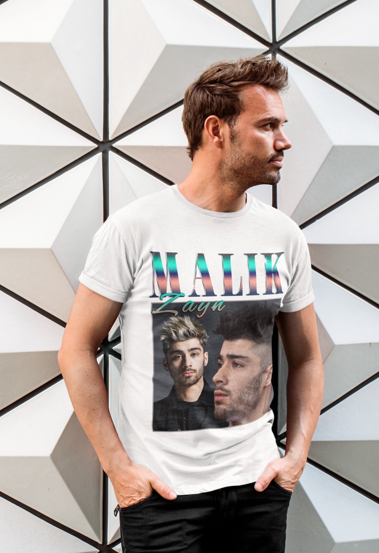 Zayn Malik Rap Hip-Hop Vintage Unisex T-Shirt Zayn Malik Rap Hip-Hop Vintage Unisex T-Shirt