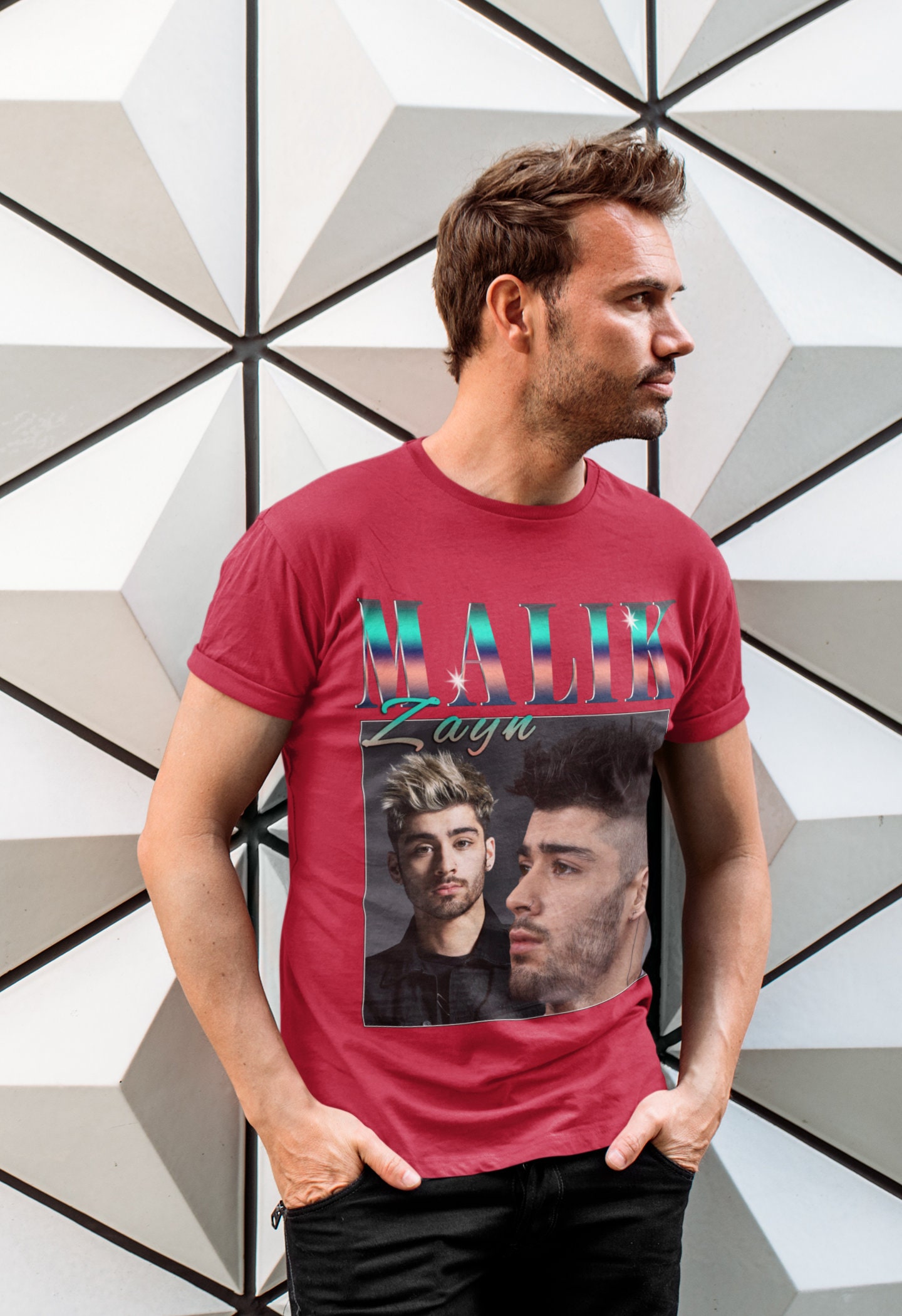 Zayn Malik Rap Hip-Hop Vintage Unisex T-Shirt Zayn Malik Rap Hip-Hop Vintage Unisex T-Shirt