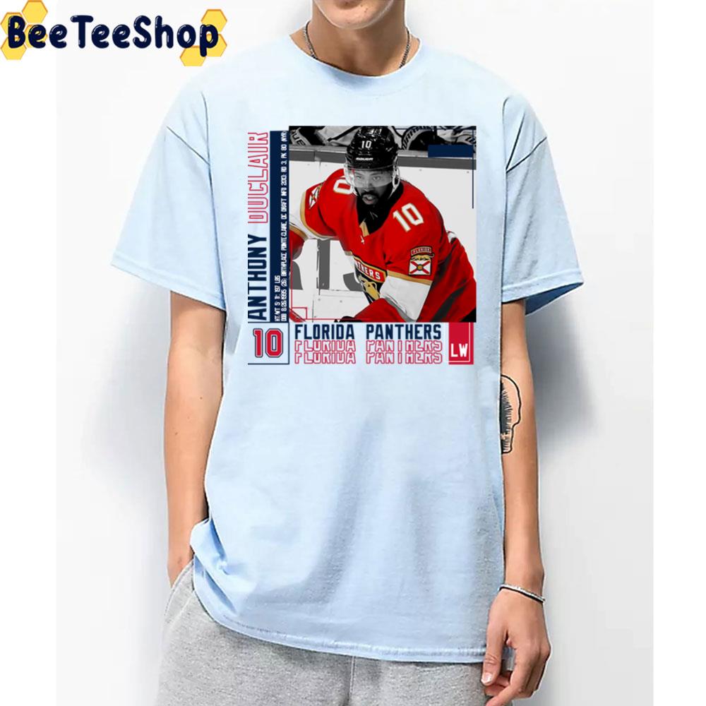 10 Anthony Duclair Ice Hockey Florida Panthers Hockey Unisex T-Shirt 10 Anthony Duclair Ice Hockey Florida Panthers Hockey Unisex T-Shirt