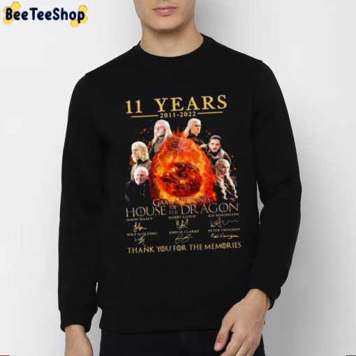 11 Years 2021 2022 House Of The Dragon Unisex T-Shirt