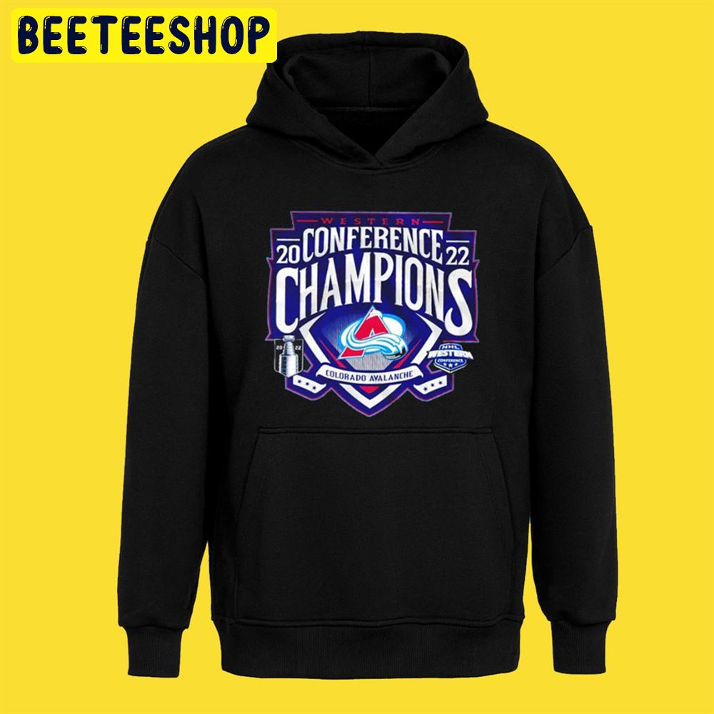 2022 Western Conference Championship Colorado Avalanche Hockey Art Unisex T-Shirt 2022 Western Conference Championship Colorado Avalanche Hockey Art Unisex T-Shirt