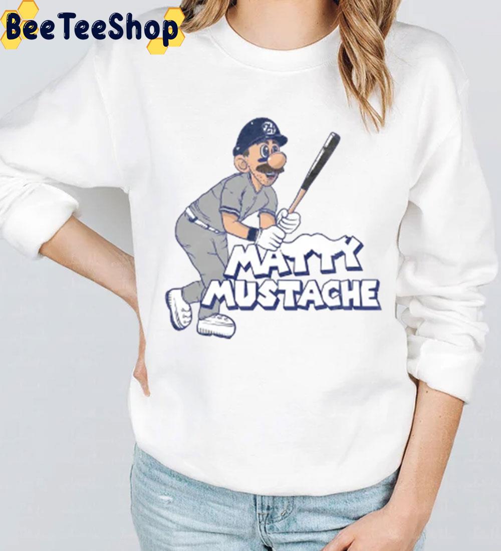 24 Matty Mustache NY Yankees Baseball Trending Unisex T-Shirt 24 Matty Mustache NY Yankees Baseball Trending Unisex T-Shirt
