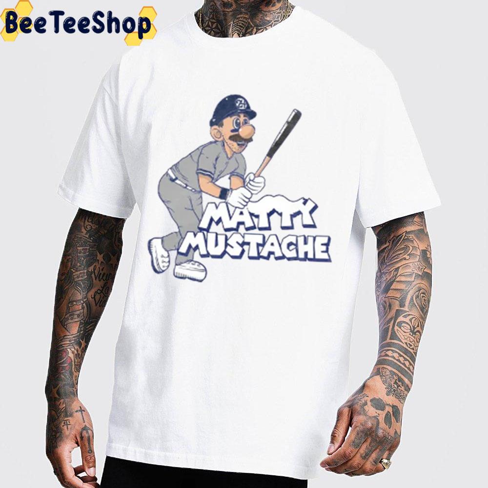 24 Matty Mustache NY Yankees Baseball Trending Unisex T-Shirt 24 Matty Mustache NY Yankees Baseball Trending Unisex T-Shirt
