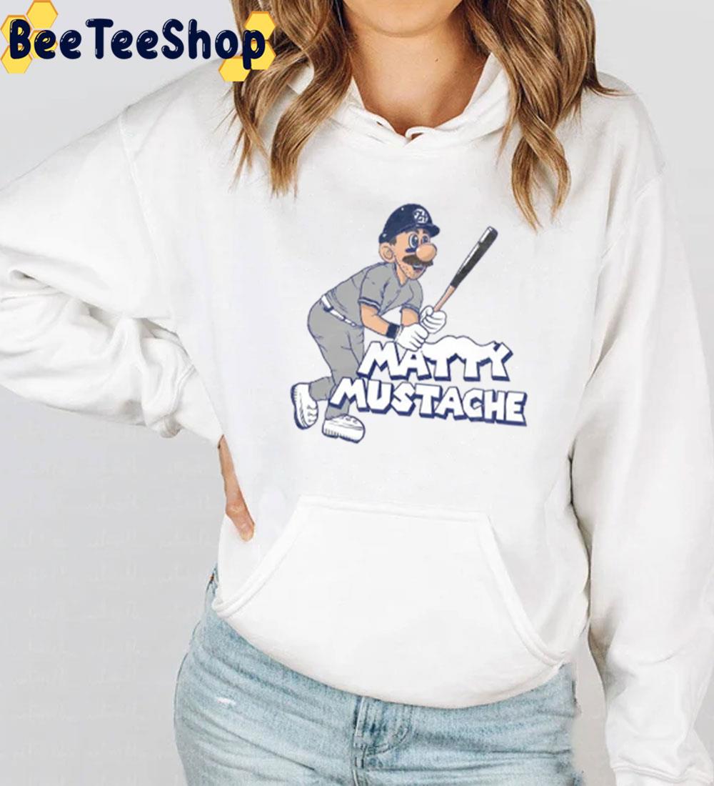 24 Matty Mustache NY Yankees Baseball Trending Unisex T-Shirt 24 Matty Mustache NY Yankees Baseball Trending Unisex T-Shirt