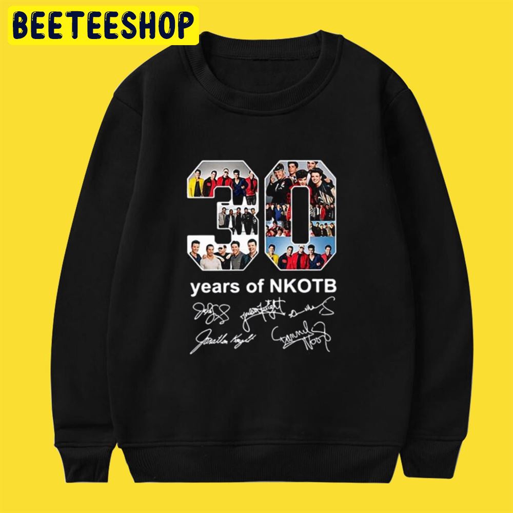 30 Years Of NKOTB New Kids On The Block Signature Unisex T-Shirt 30 Years Of NKOTB New Kids On The Block Signature Unisex T-Shirt