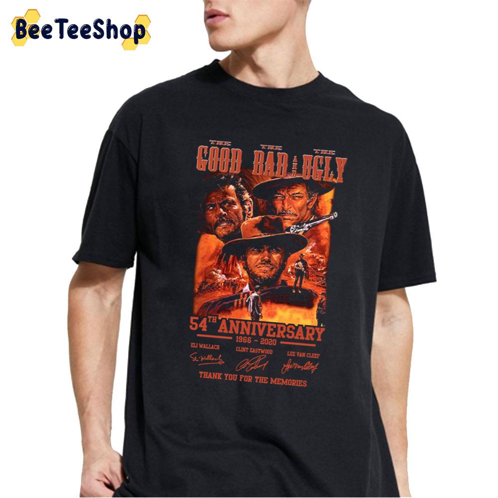 54th Anniversary 1966-2020 The Good The Bad And The Ugly Thank You For The Memories Unisex T-Shirt 54th Anniversary 1966-2020 The Good The Bad And The Ugly Thank You For The Memories Unisex T-Shirt
