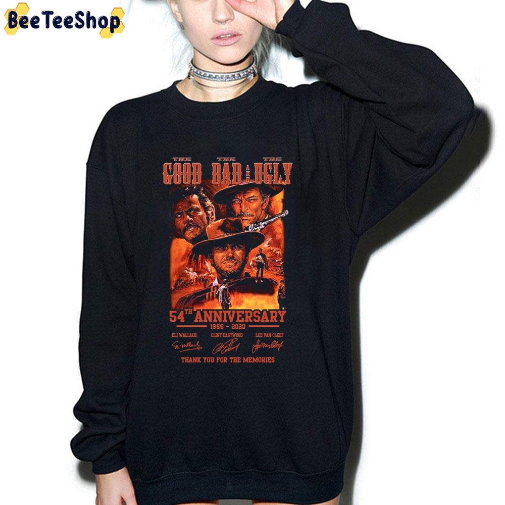 54th Anniversary 1966-2020 The Good The Bad And The Ugly Thank You For The Memories Unisex T-Shirt 54th Anniversary 1966-2020 The Good The Bad And The Ugly Thank You For The Memories Unisex T-Shirt