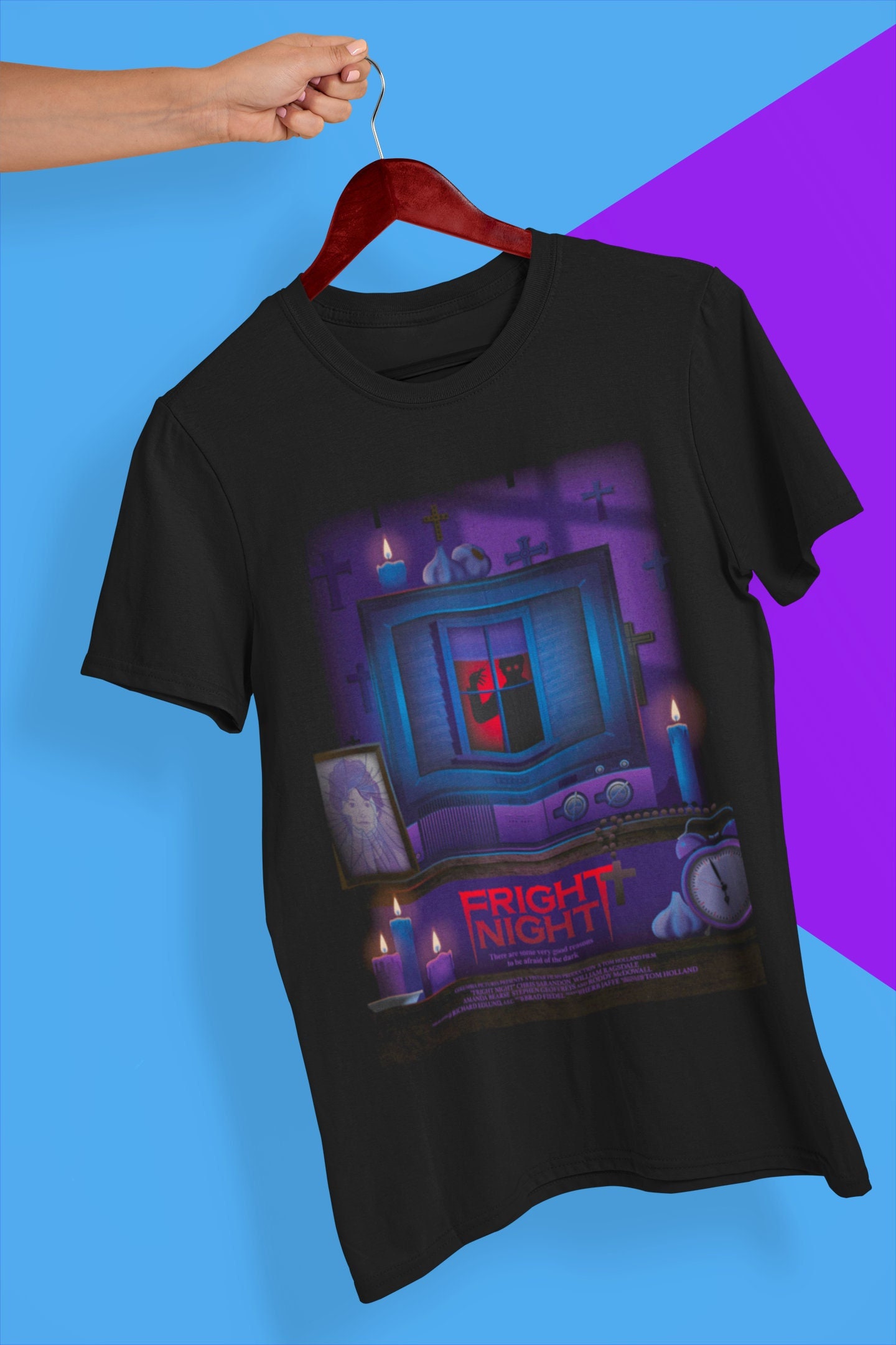 80s Movie Fright Night Movie Halloween Unisex T-Shirt 80s Movie Fright Night Movie Halloween Unisex T-Shirt
