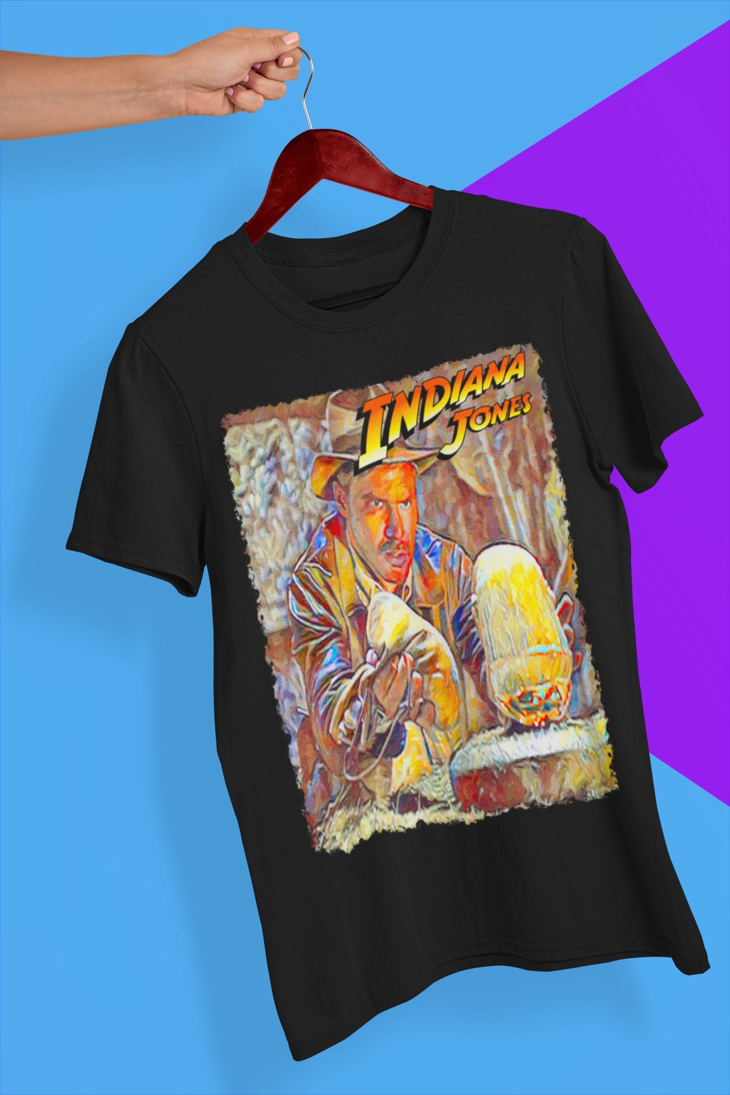 80s Movie Indiana Jones Movie Halloween Unisex T-Shirt 80s Movie Indiana Jones Movie Halloween Unisex T-Shirt