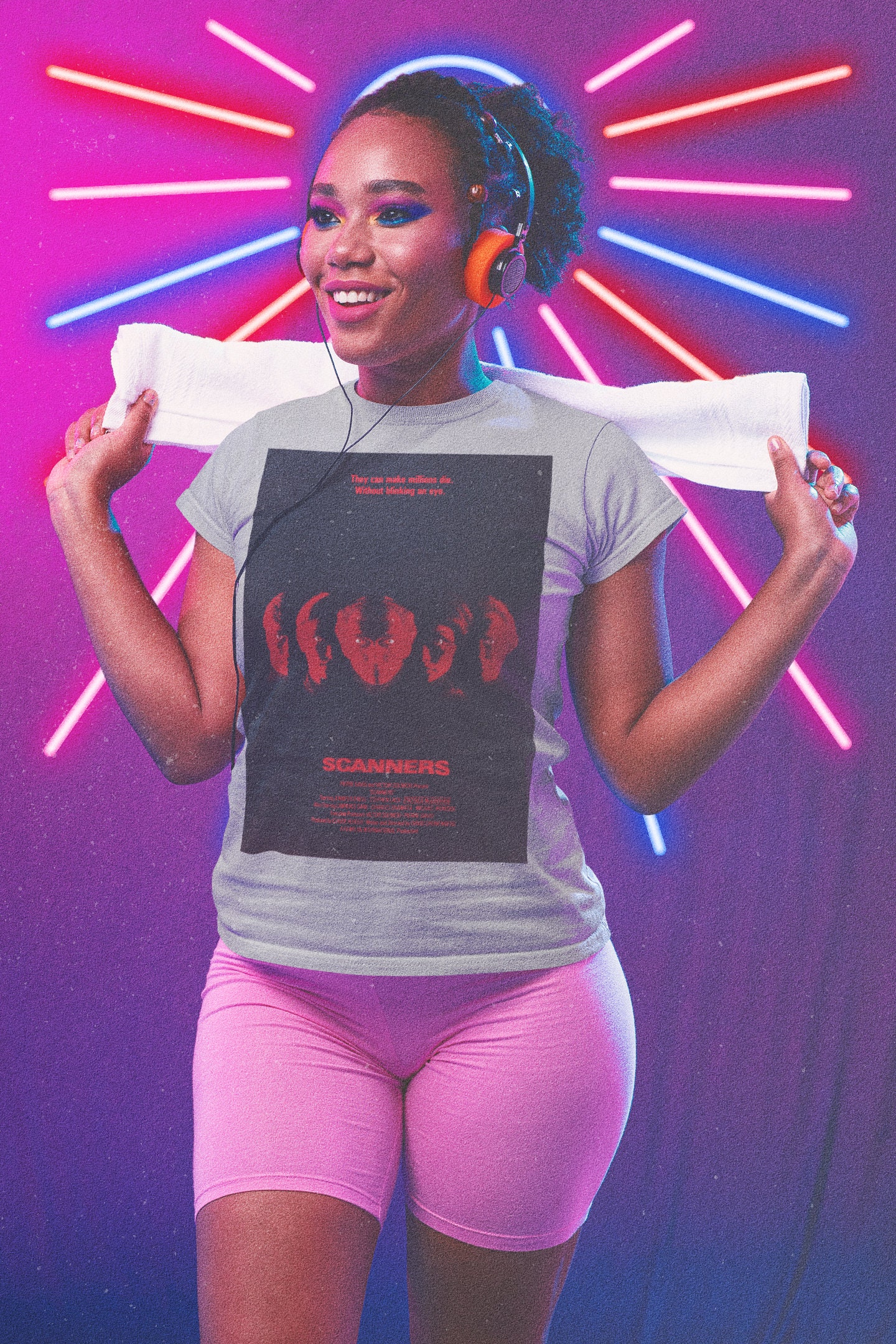 80s Movie Scanners Movie Poster Halloween Unisex T-Shirt 80s Movie Scanners Movie Poster Halloween Unisex T-Shirt