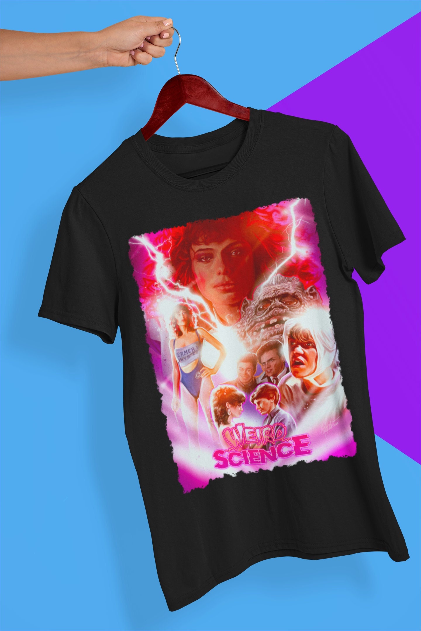 80s Movie Weird Science Movie Halloween Unisex T-Shirt 80s Movie Weird Science Movie Halloween Unisex T-Shirt