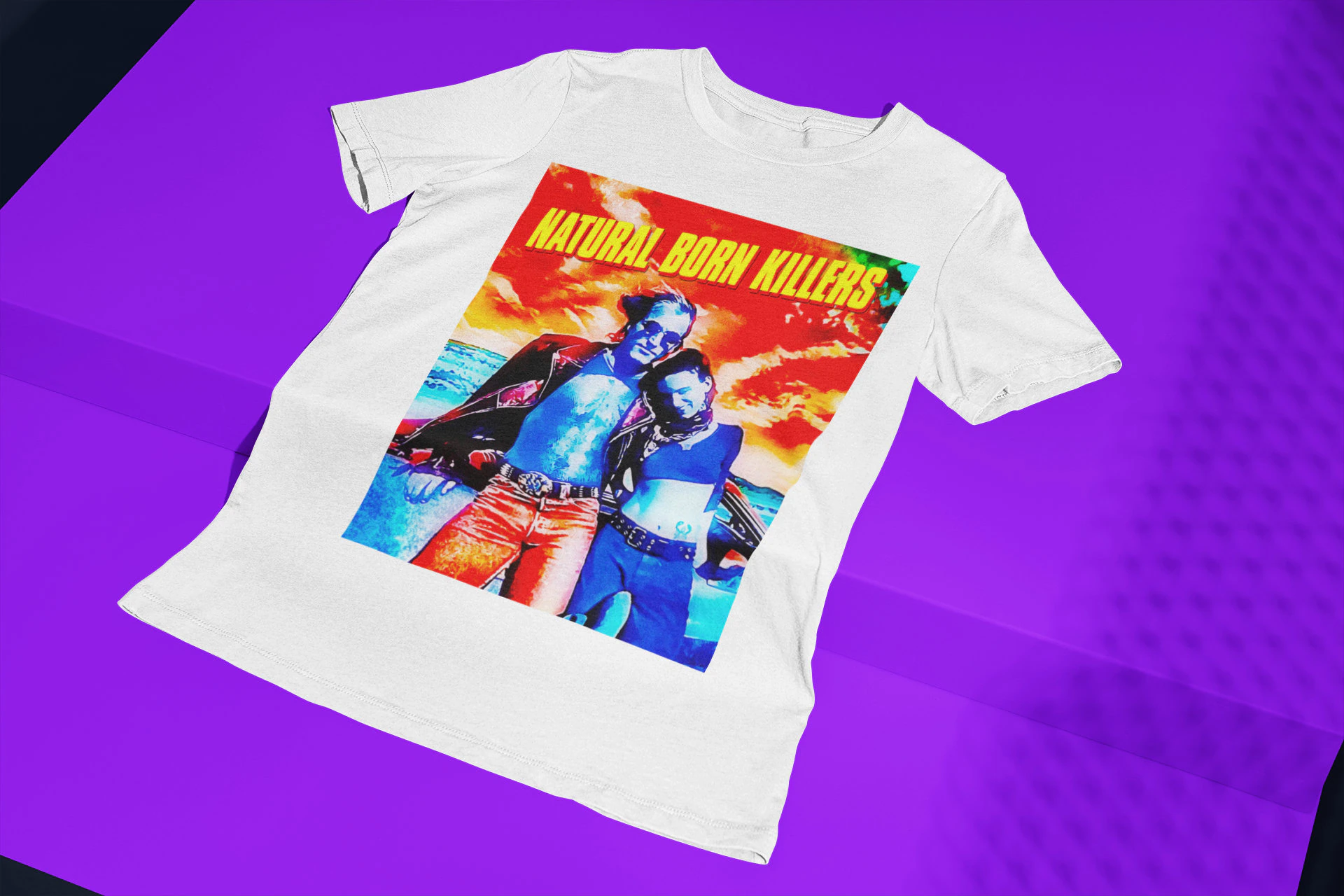 80's Retro Natural Born Killers Halloween Unisex T-Shirt 80's Retro Natural Born Killers Halloween Unisex T-Shirt