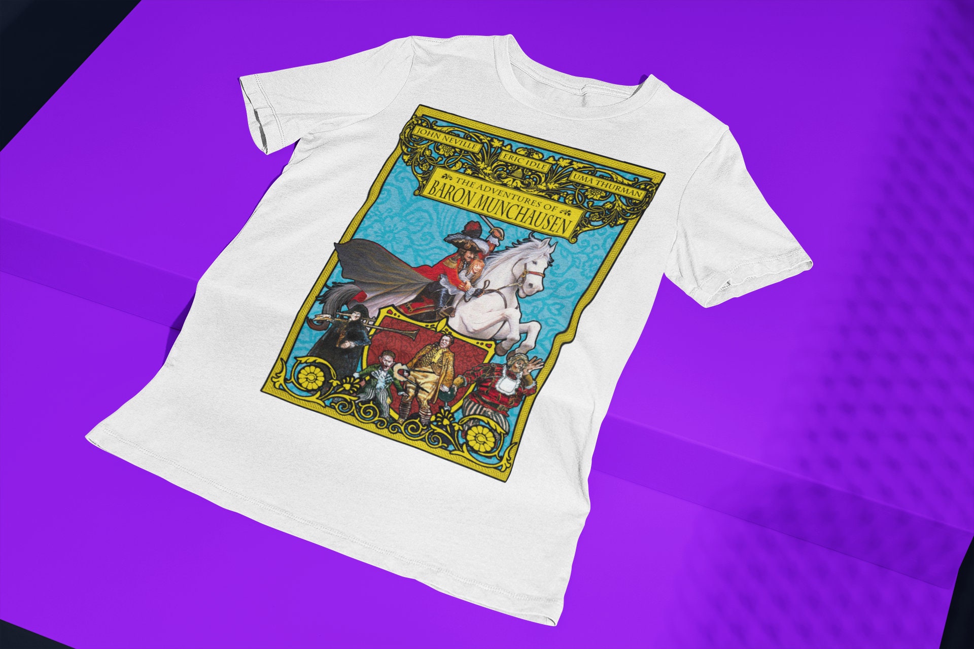 80's Style The Adventures Of Baron Munchausen Halloween Unisex T-Shirt 80's Style The Adventures Of Baron Munchausen Halloween Unisex T-Shirt