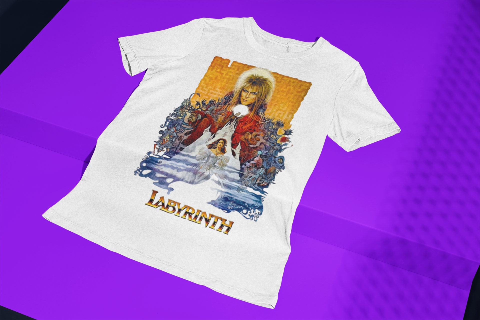 80's Vintage Labyrinth Movie Halloween Unisex T-Shirt 80's Vintage Labyrinth Movie Halloween Unisex T-Shirt