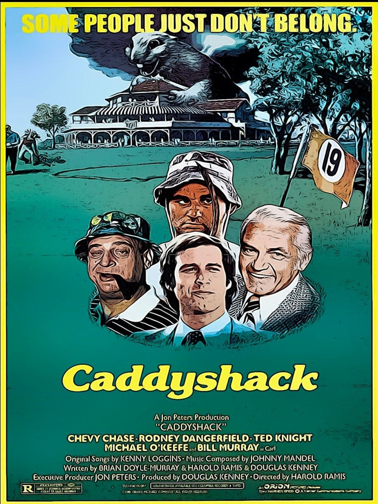 80s Vintage Movie Caddyshack Halloween Unisex T-Shirt 80s Vintage Movie Caddyshack Halloween Unisex T-Shirt