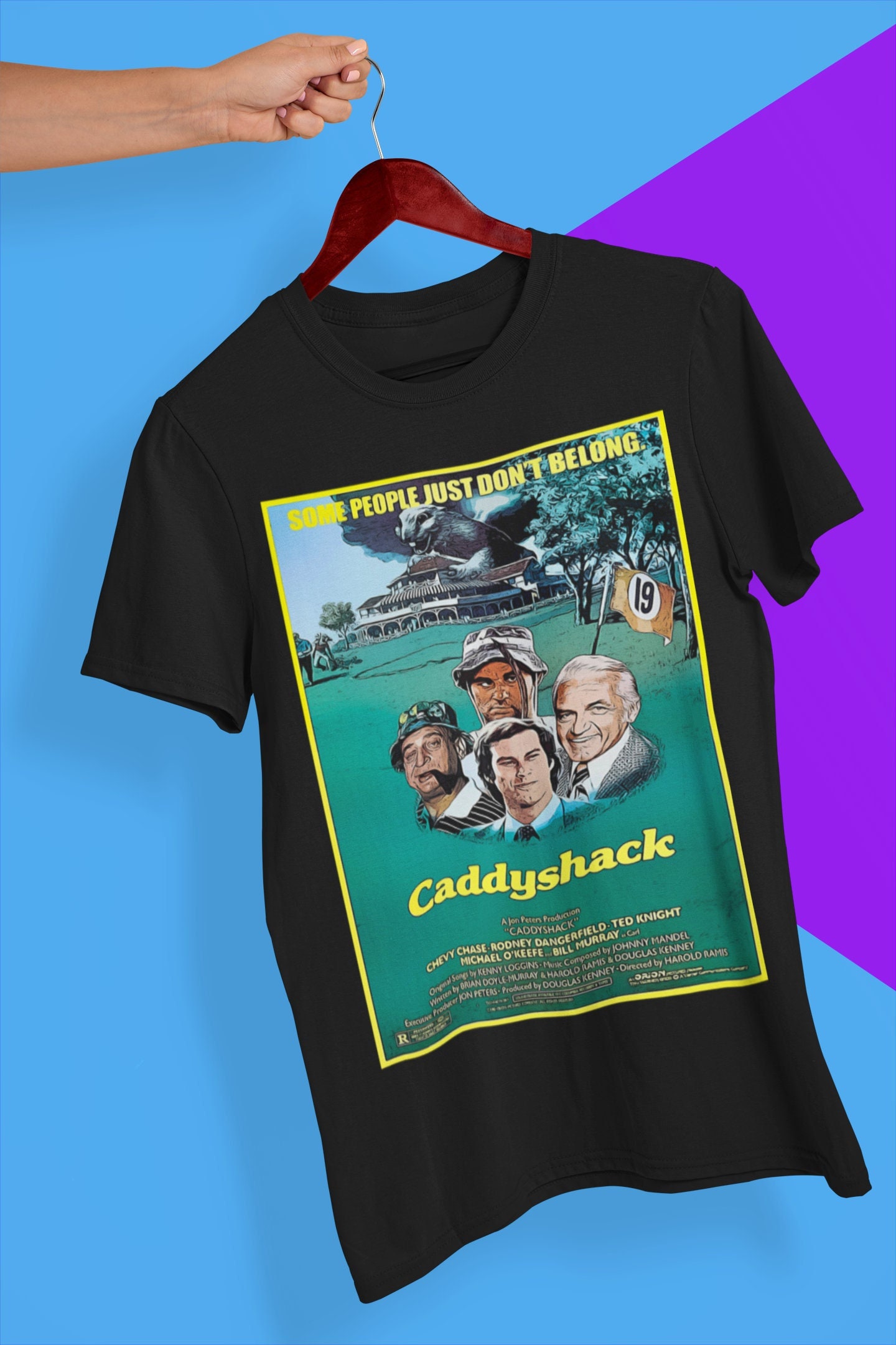 80s Vintage Movie Caddyshack Halloween Unisex T-Shirt 80s Vintage Movie Caddyshack Halloween Unisex T-Shirt