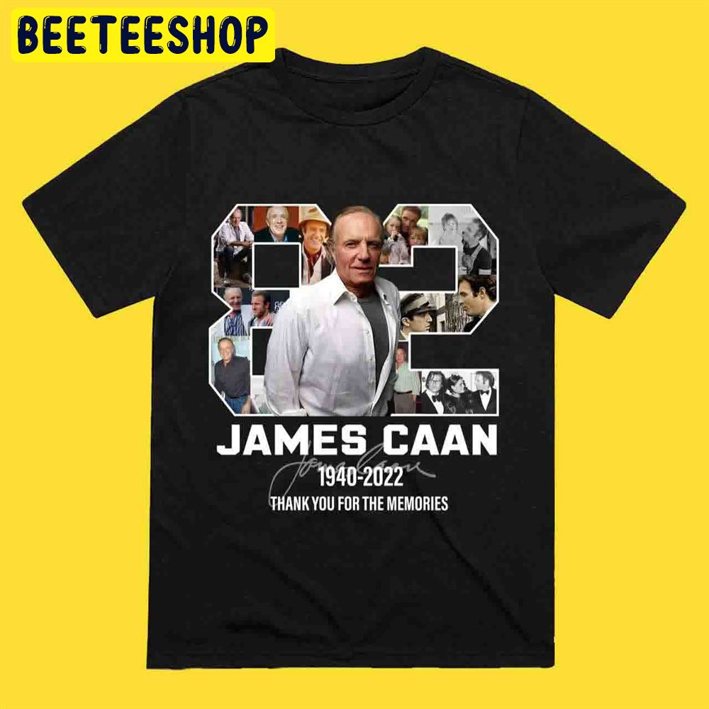 82th James Caan Thank You For The Memories Signature Unisex T-Shirt 82th James Caan Thank You For The Memories Signature Unisex T-Shirt