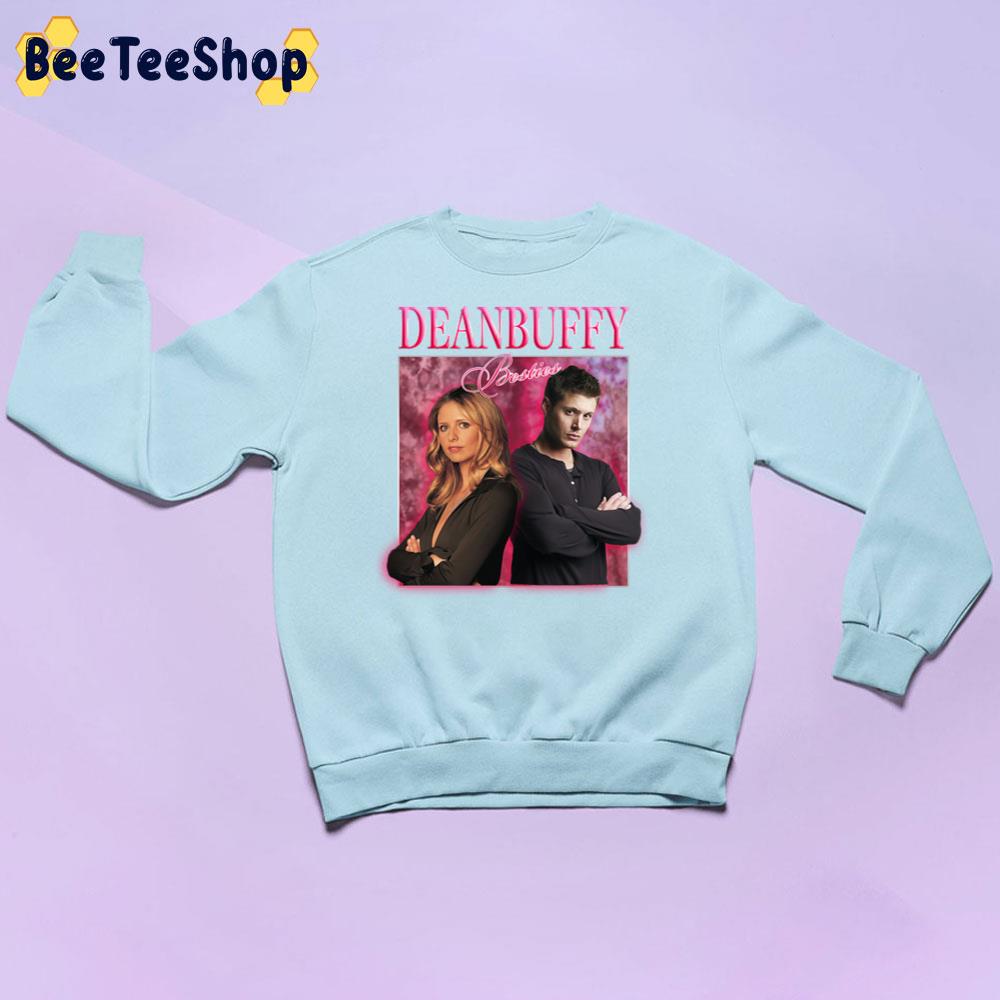 90's Vintage Art Deanbuffy Besties Unisex Sweatshirt 90's Vintage Art Deanbuffy Besties Unisex Sweatshirt