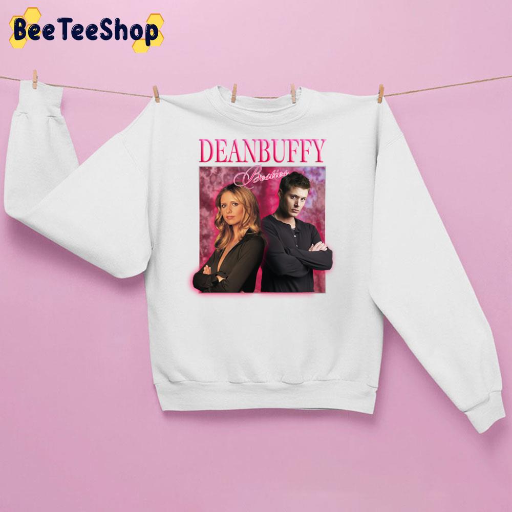 90's Vintage Art Deanbuffy Besties Unisex Sweatshirt 90's Vintage Art Deanbuffy Besties Unisex Sweatshirt