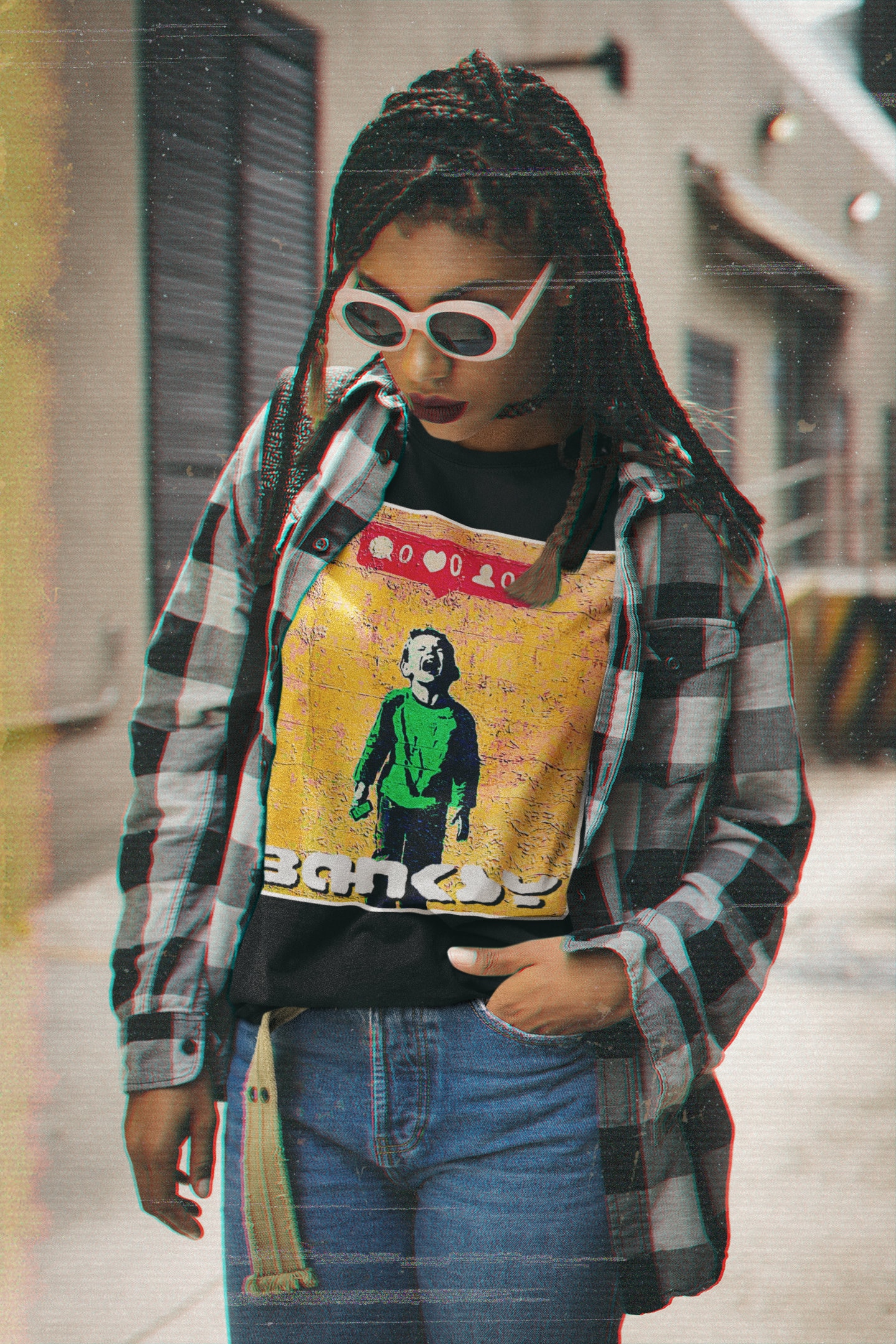 90's Vintage Banksy Street Art Halloween Unisex T-Shirt 90's Vintage Banksy Street Art Halloween Unisex T-Shirt