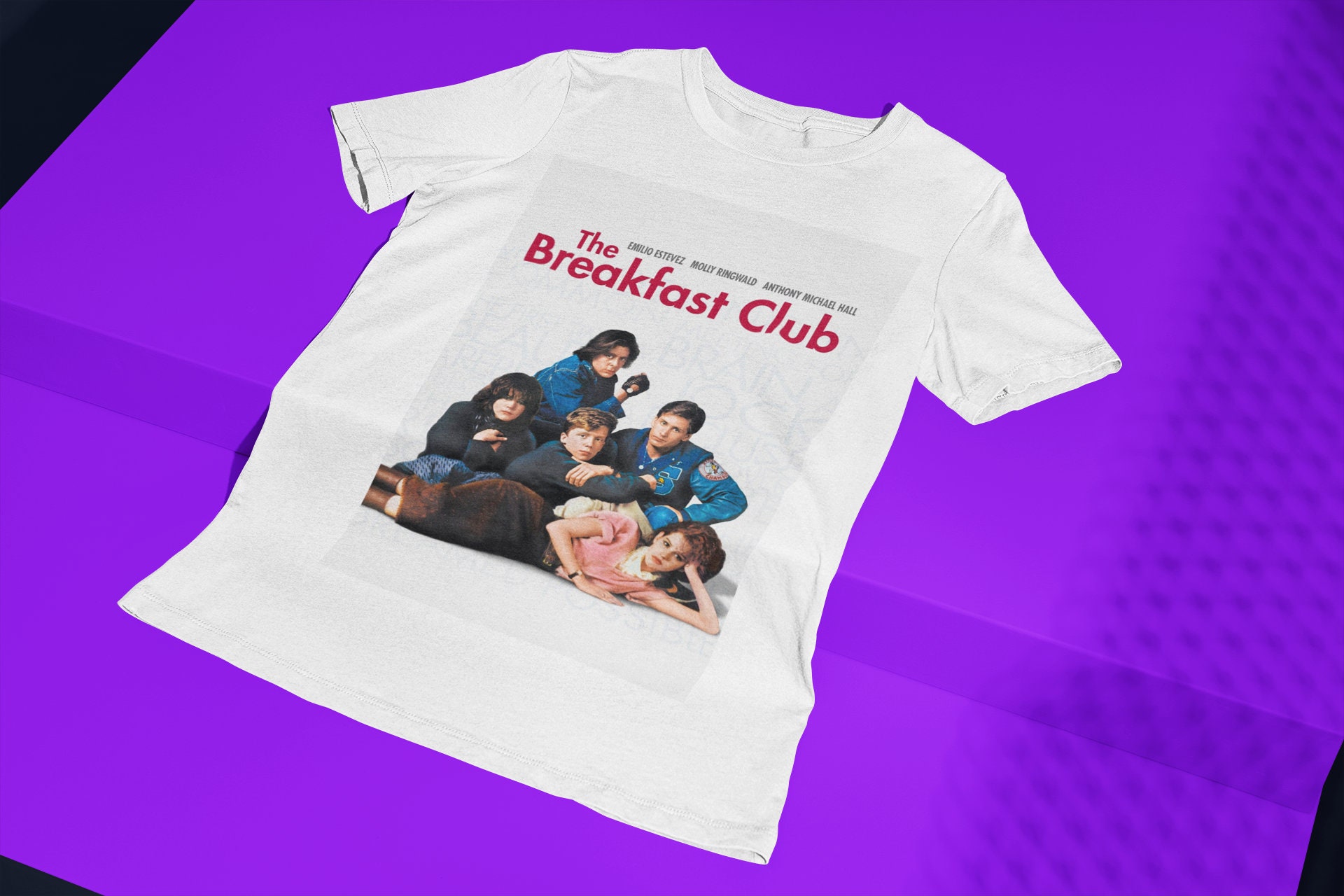 90's Vintage The Breakfast Club Movie Halloween Unisex T-Shirt 90's Vintage The Breakfast Club Movie Halloween Unisex T-Shirt