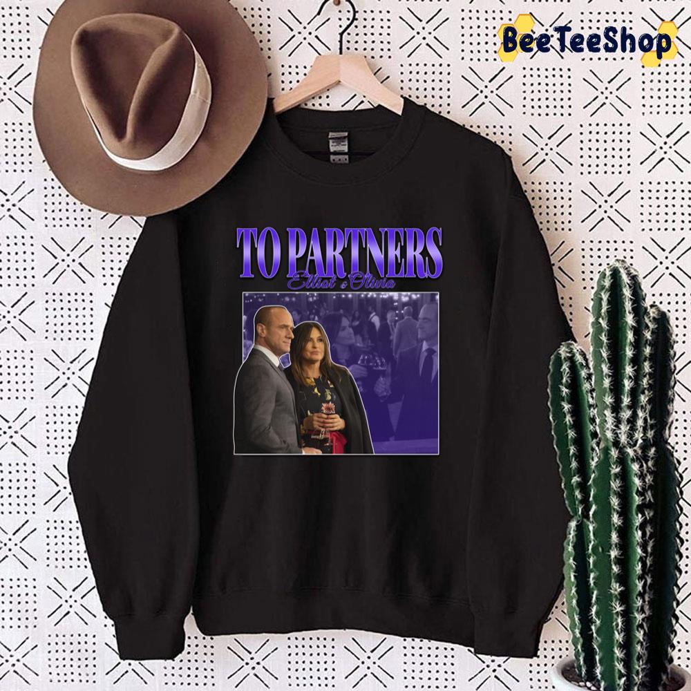90's Vintage To Partners Eo Bensler Olivia Benson Elliot Stabler Unisex Sweatshirt 90's Vintage To Partners Eo Bensler Olivia Benson Elliot Stabler Unisex Sweatshirt