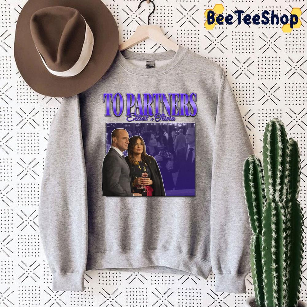 90's Vintage To Partners Eo Bensler Olivia Benson Elliot Stabler Unisex Sweatshirt 90's Vintage To Partners Eo Bensler Olivia Benson Elliot Stabler Unisex Sweatshirt