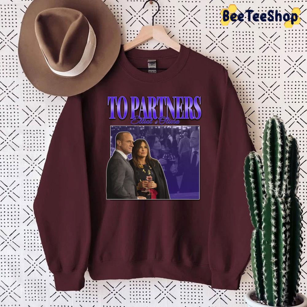 90's Vintage To Partners Eo Bensler Olivia Benson Elliot Stabler Unisex Sweatshirt 90's Vintage To Partners Eo Bensler Olivia Benson Elliot Stabler Unisex Sweatshirt