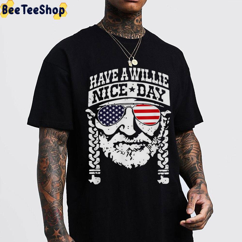 America Flag Vintage Have A Willie Nice Day Unisex T-Shirt America Flag Vintage Have A Willie Nice Day Unisex T-Shirt