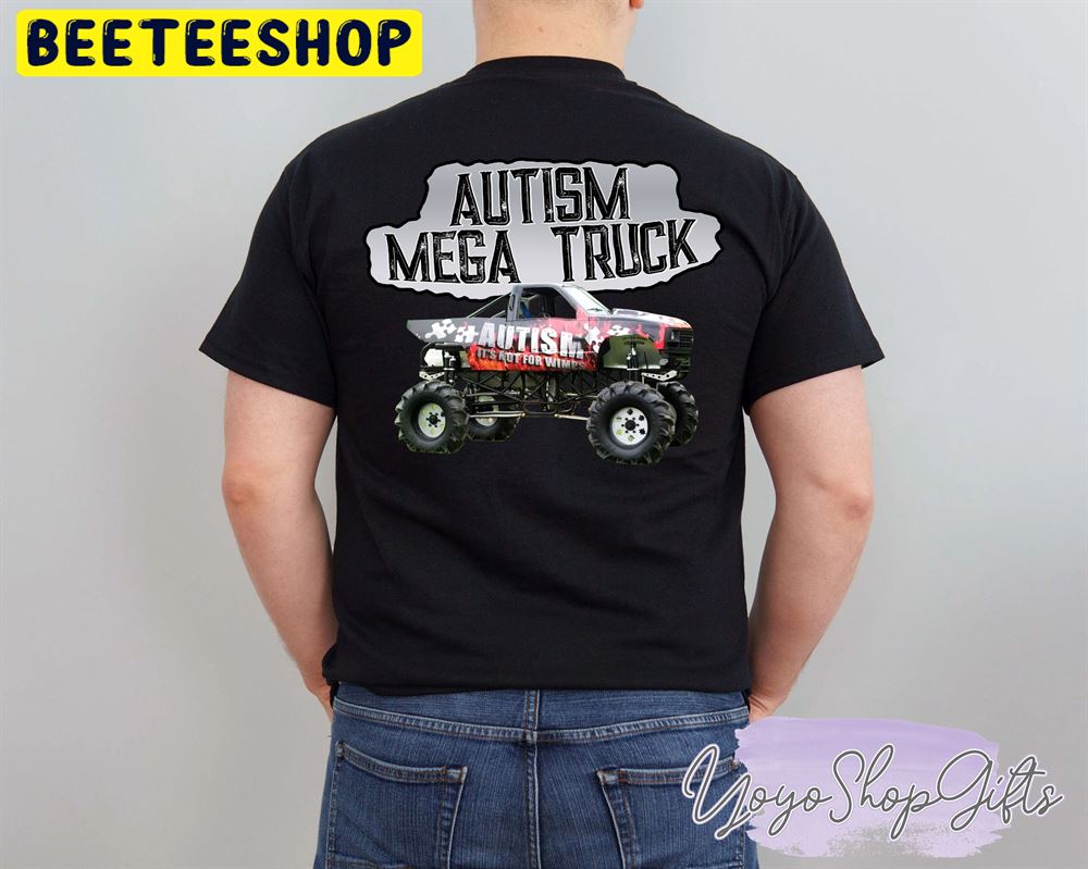 Autism Mega Truck Monster Truck Autism Truck Puzzle Unisex T-Shirt Autism Mega Truck Monster Truck Autism Truck Puzzle Unisex T-Shirt