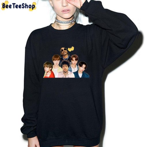 Benny Blanco BTS And Snoop Dogg Collaboration Bad Decisions 2022 Trending Unisex T-Shirt