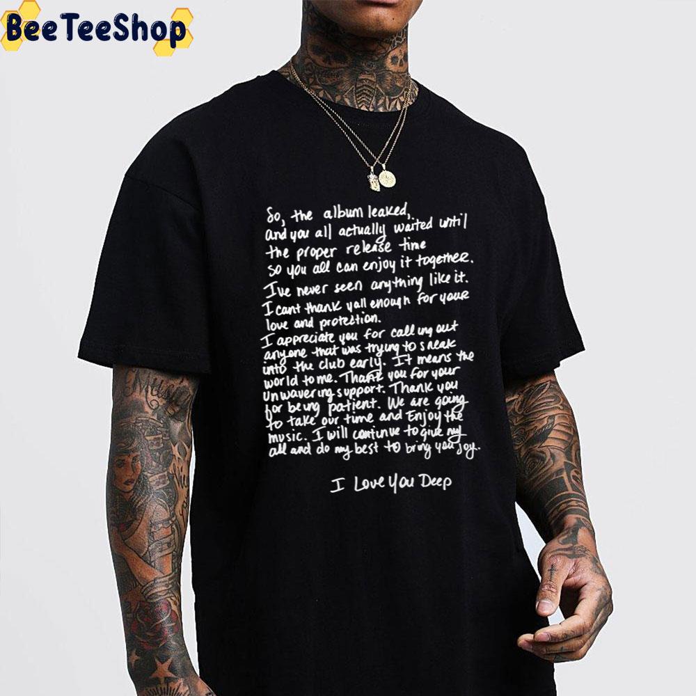 Beyoncé’s Letter Unisex T-Shirt Beyoncé’s Letter Unisex T-Shirt