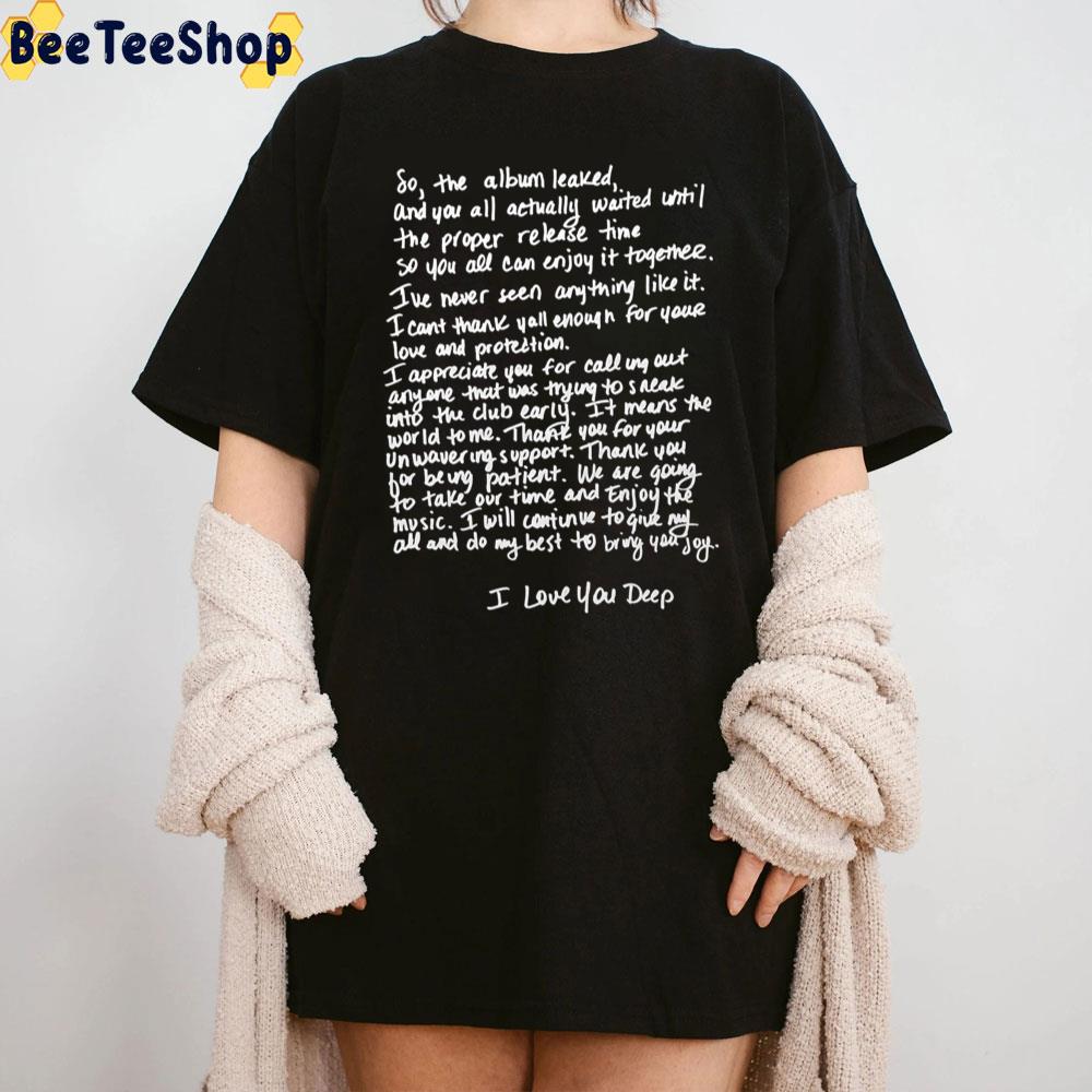 Beyoncé’s Letter Unisex T-Shirt Beyoncé’s Letter Unisex T-Shirt