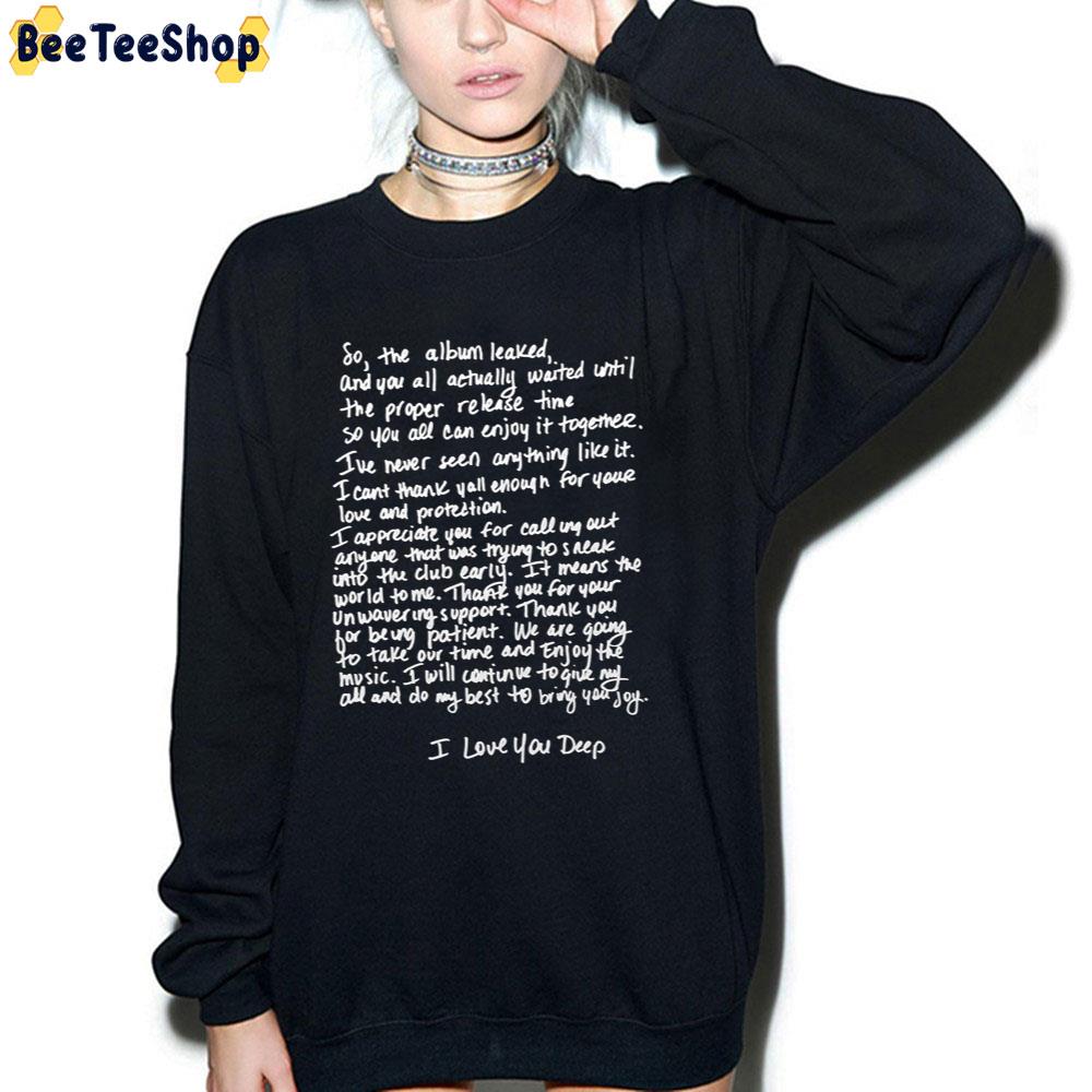 Beyoncé’s Letter Unisex T-Shirt Beyoncé’s Letter Unisex T-Shirt