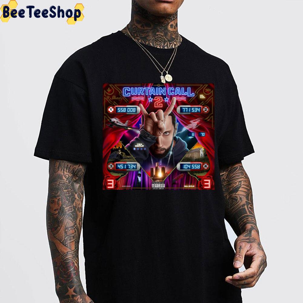 Curtain Call 2 Eminem New 2022 Unisex T-Shirt Curtain Call 2 Eminem New 2022 Unisex T-Shirt