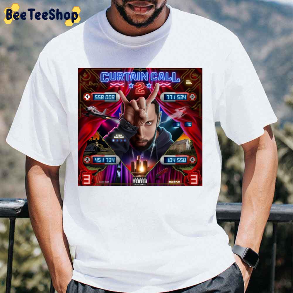 Curtain Call 2 Eminem New 2022 Unisex T-Shirt Curtain Call 2 Eminem New 2022 Unisex T-Shirt